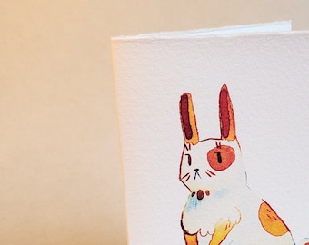 Butterscotch Rabbit Greeting Card