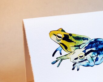 Pacific Tree Frogs Greeting Card