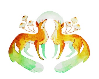 We Foxes Giclee Print (Limited Edition of 20)