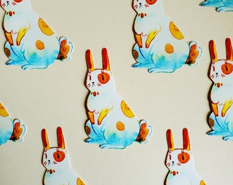 Butterscotch Rabbit Vinyl Sticker