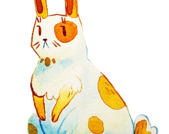 Butterscotch Rabbit Giclee Print (Limited Edition of 20)