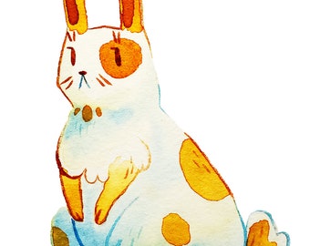 Butterscotch Hase Giclee Print (Limitierte Auflage von 20)