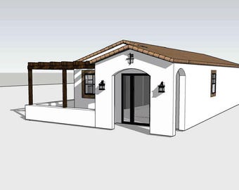 Planos de casas ADU de 17' x 36': planos de construcción completos con 3 opciones de diseño (descarga en PDF)