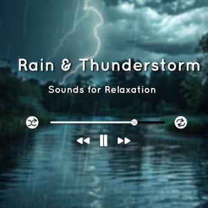 Rain & Thunderstorm Sounds for Relaxation – 10-Minute Loop