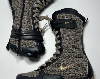 靴 rare  archive hightop sneakers y2k Nike Y2K Archive Boxing Boots Rare Collectible Vintage Wrestling