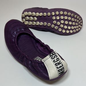 vintage Bikkembergs leather ballet flats