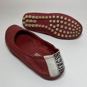 Bikkembergs vintage leather ballerinas