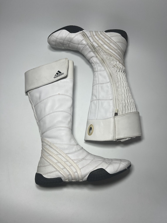 Archive Adidas Knee High Leather Biker Boots - Etsy