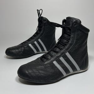 vintage adidas leather boxing boots