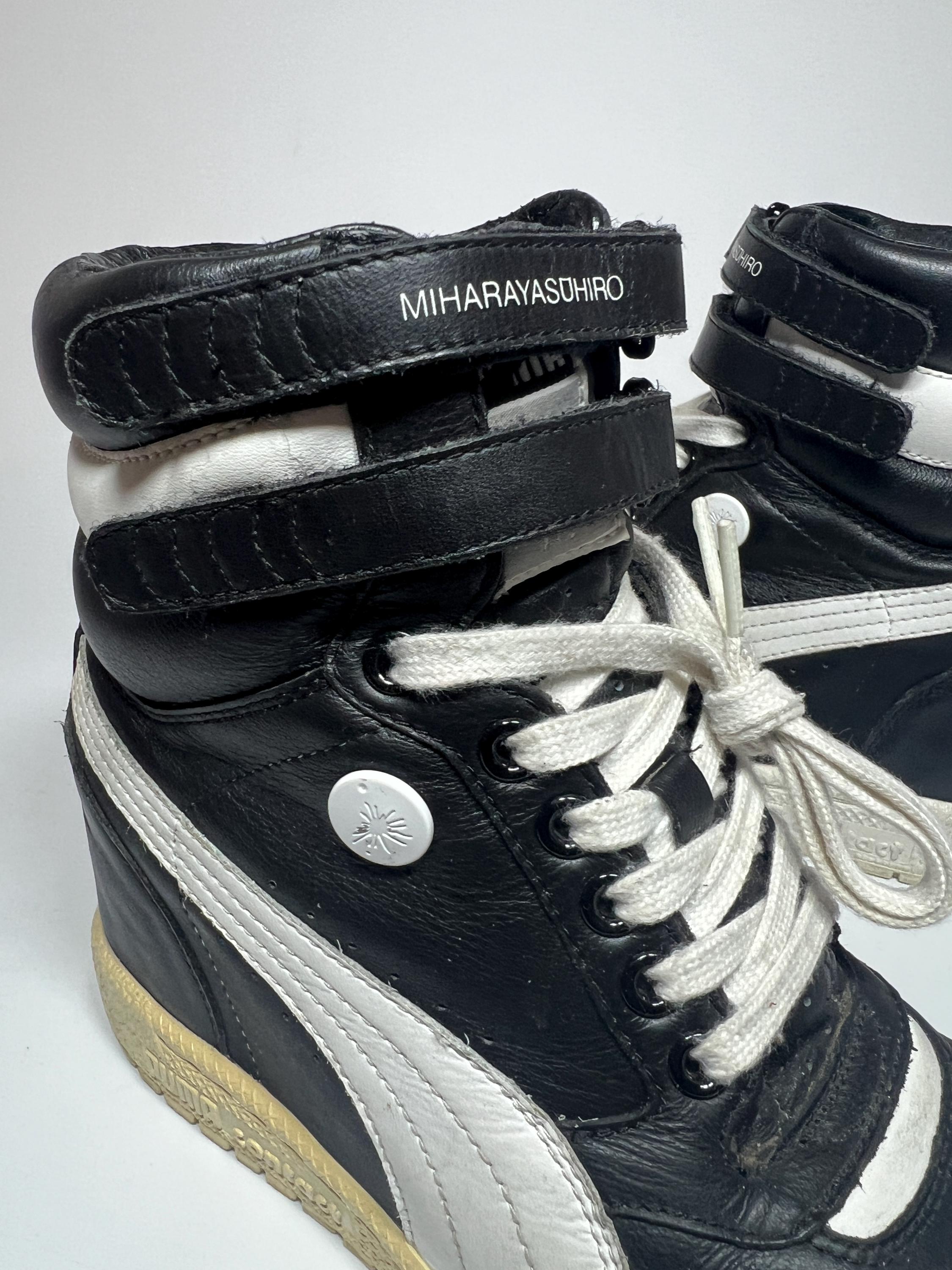 Puma by Mihara Yasuhiro Leather Wedge Sneakers - Etsy