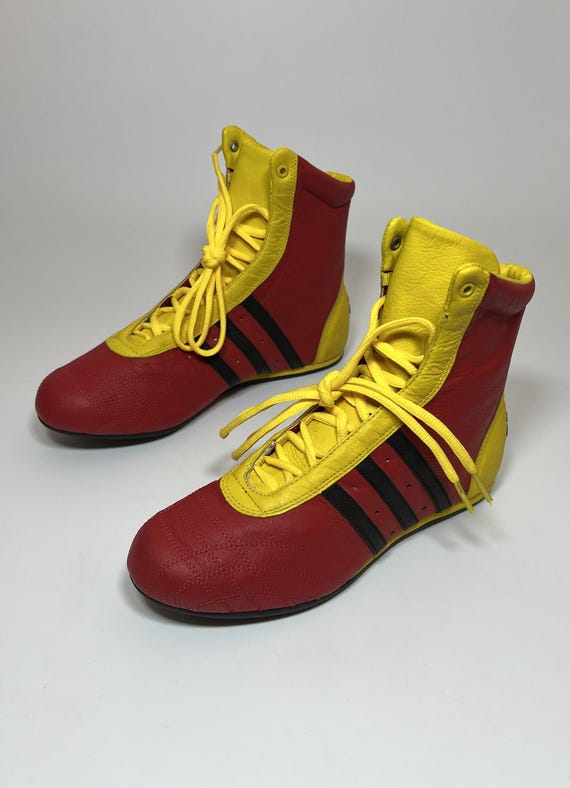 Vintage adidas leather boxing boots