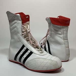 Vintage adidas leather boxing boots