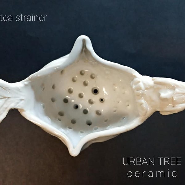 Ceramic Tea Strainer Etsy
