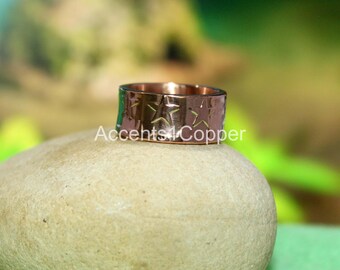 100% Pure Copper Magnetic Therapy Ring for Pain Relief & Healing