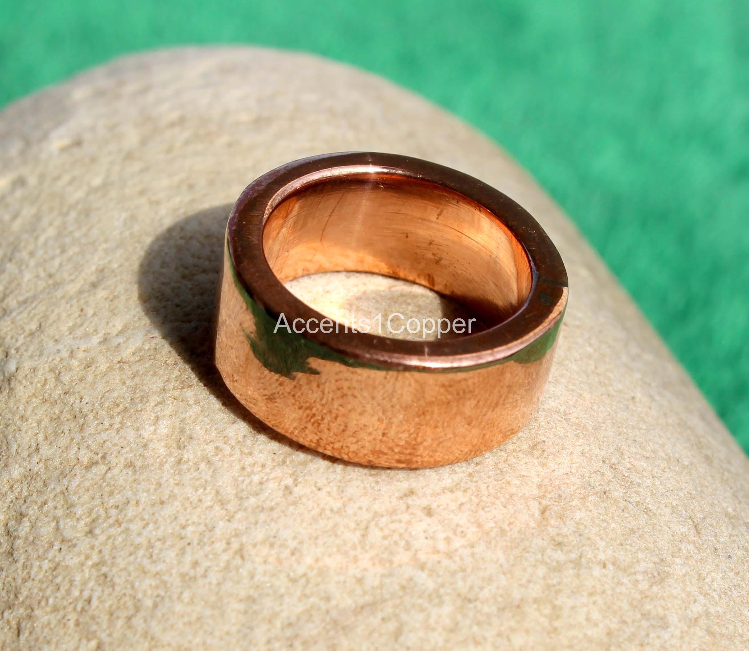 Anneau Large En Argent Brut Contemporain Pour Homme