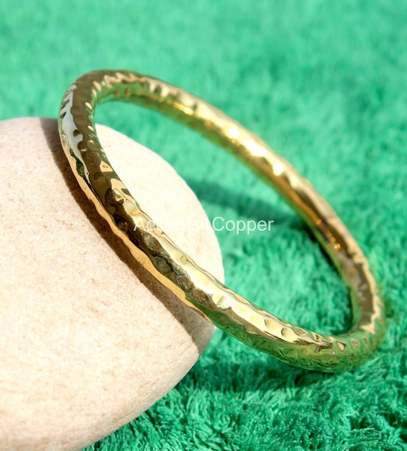 Pure 100% Solid Brass Bangle, Latest Design Bangle Bracelet, Bangle Bracelet, Handmade Bangle,Special Health Benefits Gift For Her