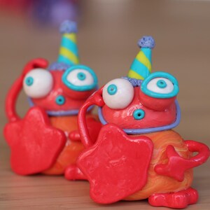 Birthday Party Meepmoop (polymer clay friend)