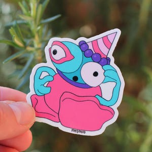 Geburtstags-Party Meepmoop Aufkleber