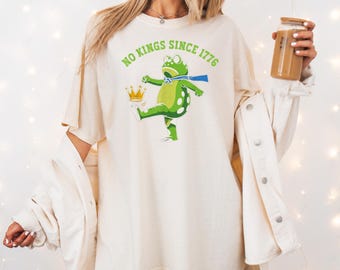 Resist Portland Frog Graphic Tee, No Kings Since 1776