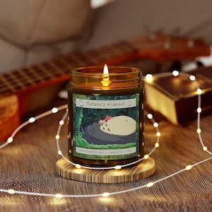 Totoro Scented Candle: Forest Fraser Fir, Studio Ghibli Inspired image 2