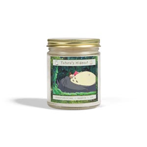 Totoro Scented Candle: Forest Fraser Fir, Studio Ghibli Inspired image 6