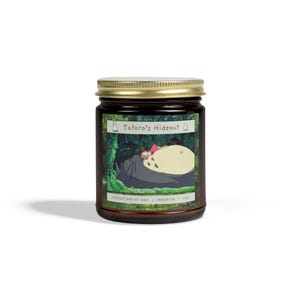Totoro Scented Candle: Forest Fraser Fir, Studio Ghibli Inspired image 7