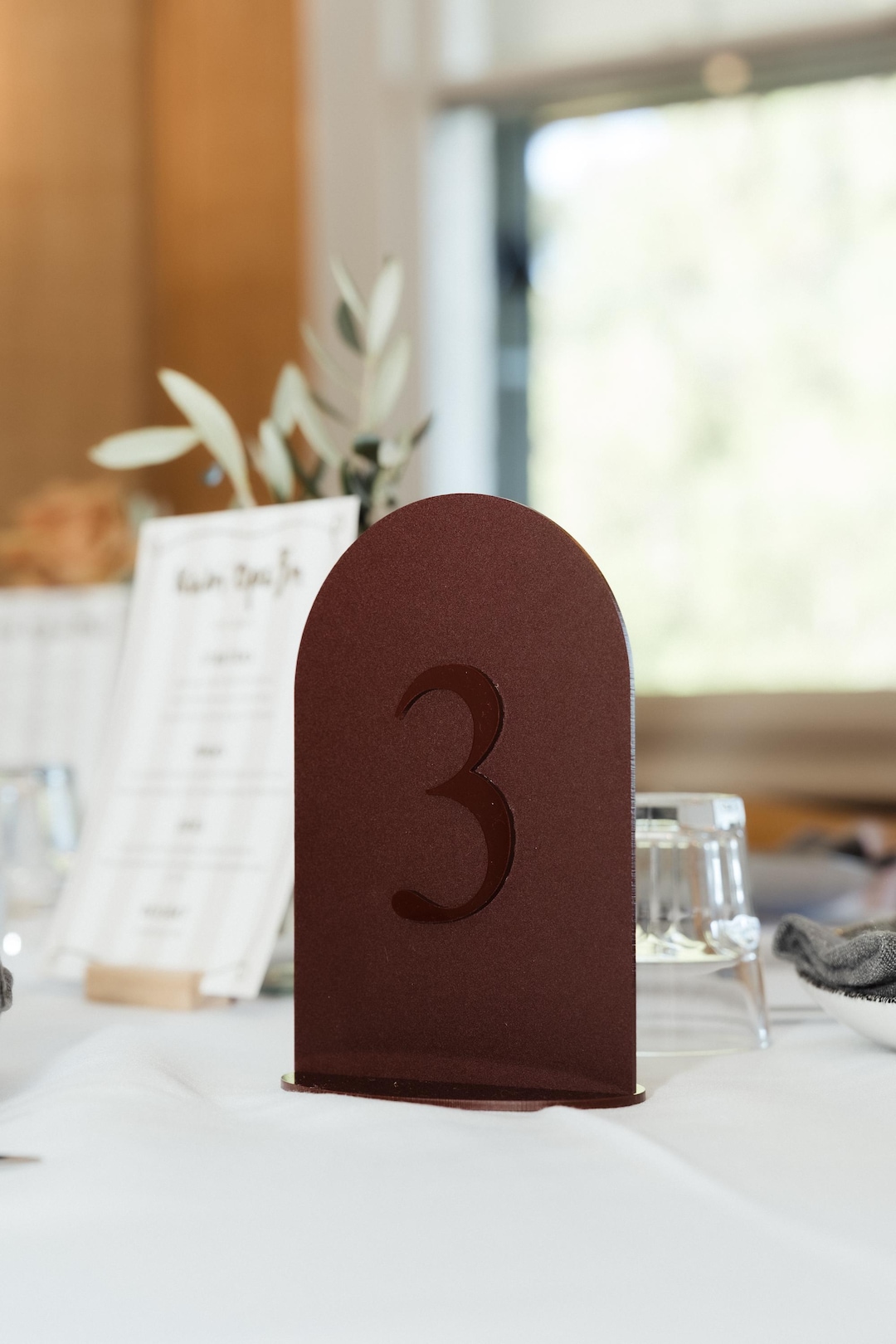 Arch Table Numbers | Acrylic Table Numbers | Wedding & Events Table ...