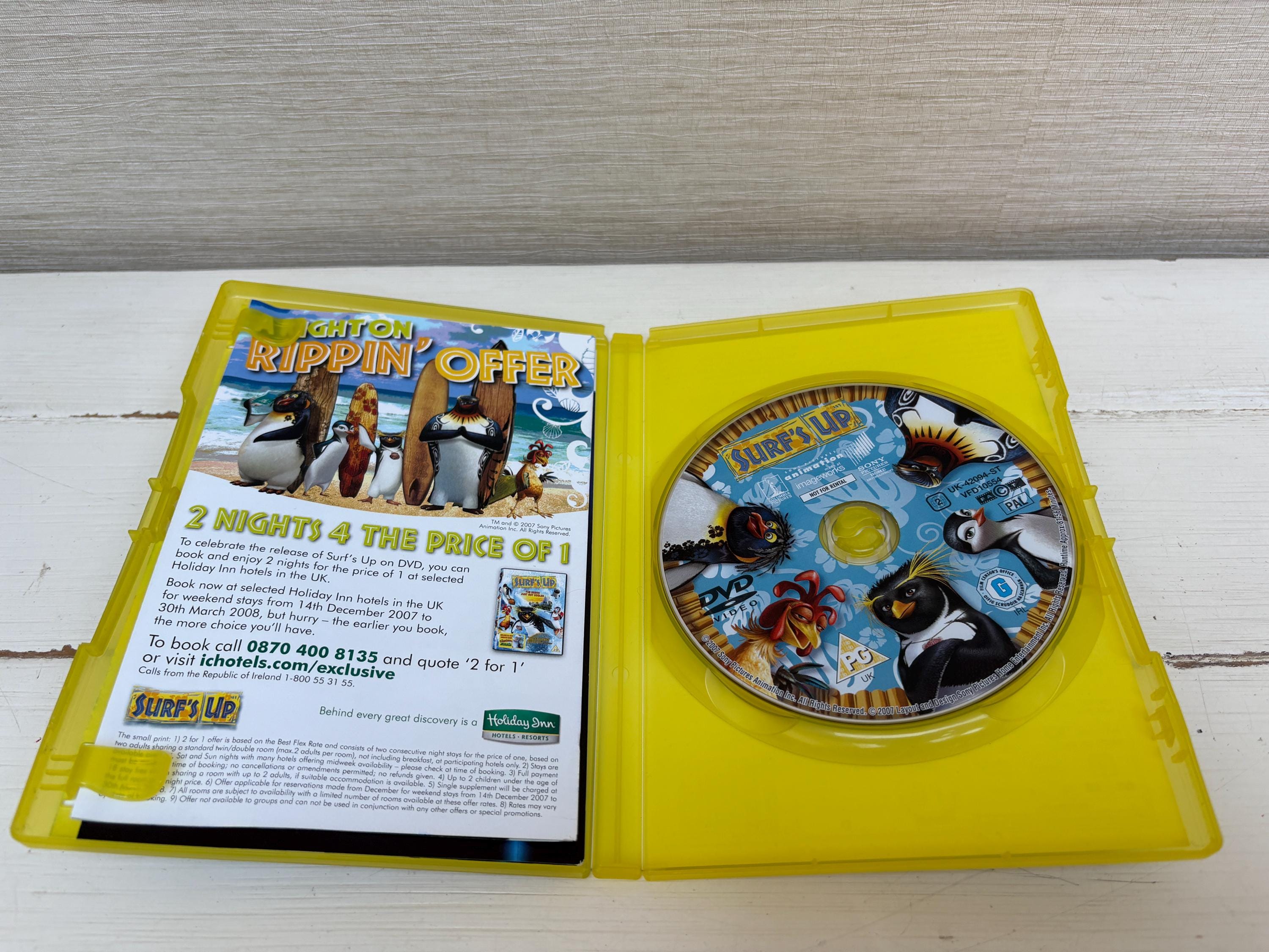 Surf's up Children's DVD PG - Animated Film Columbia Pictures 2007