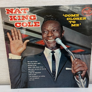 Nat King Cole – Come Closer To Me Vinyl UK Record LP Album Vintage 1971