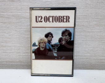 U2 October Audio Cassette Tape Vintage 1981 Island Records ICT 9680