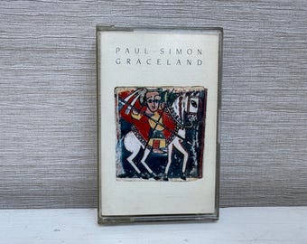 Paul Simon Graceland Audio Cassette Tape Vintage 1986 UK WX 52 C