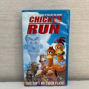 Chicken Run 2000 Vintage VHS PAL U Dreamworks - Children&#39;s Film Movie