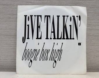 Jive Talkin' Boogie Box High Featuring George Michael 7" Vinyl Single 45 Record Vintage 1987