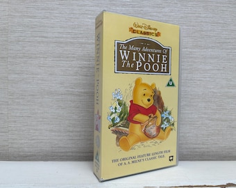 くまのプーさん ウォルトディズニー 1980年代 VHS カセットテープ 5 個