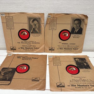 Beethoven Concerto Op 58 No4 G Major HMV Four Records 78 RPM Vinyl  - Artur Schnabel London Philharmonic Orchestra