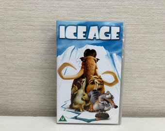 Ice Age VHS Tape - Vintage 2002 Animated Classic PAL U - Twentieth Century Fox