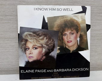 I Know Him So Well Elaine Page Barbara Dickson - Chess UK 7" Vinyl Record