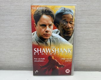 Shawshank Redemption Vintage VHS Video Tape -  Video Colour PAL 15 Tim Robbins & Morgan Freeman  Castle Rock Entertainment