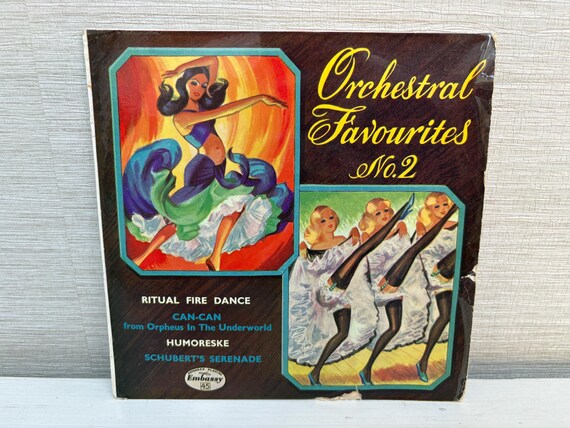 Serge Lamont , Orchestral Favourites No.2 Can-Can (WEP 1011) UK 7" Vinyl Record 1958 Vintage