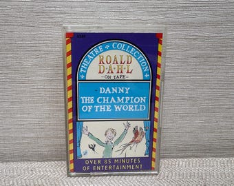 Danny The Champion of the World by Roald Dahl Children's Audio Cassette Tape Vintage 1990 Harper Collins