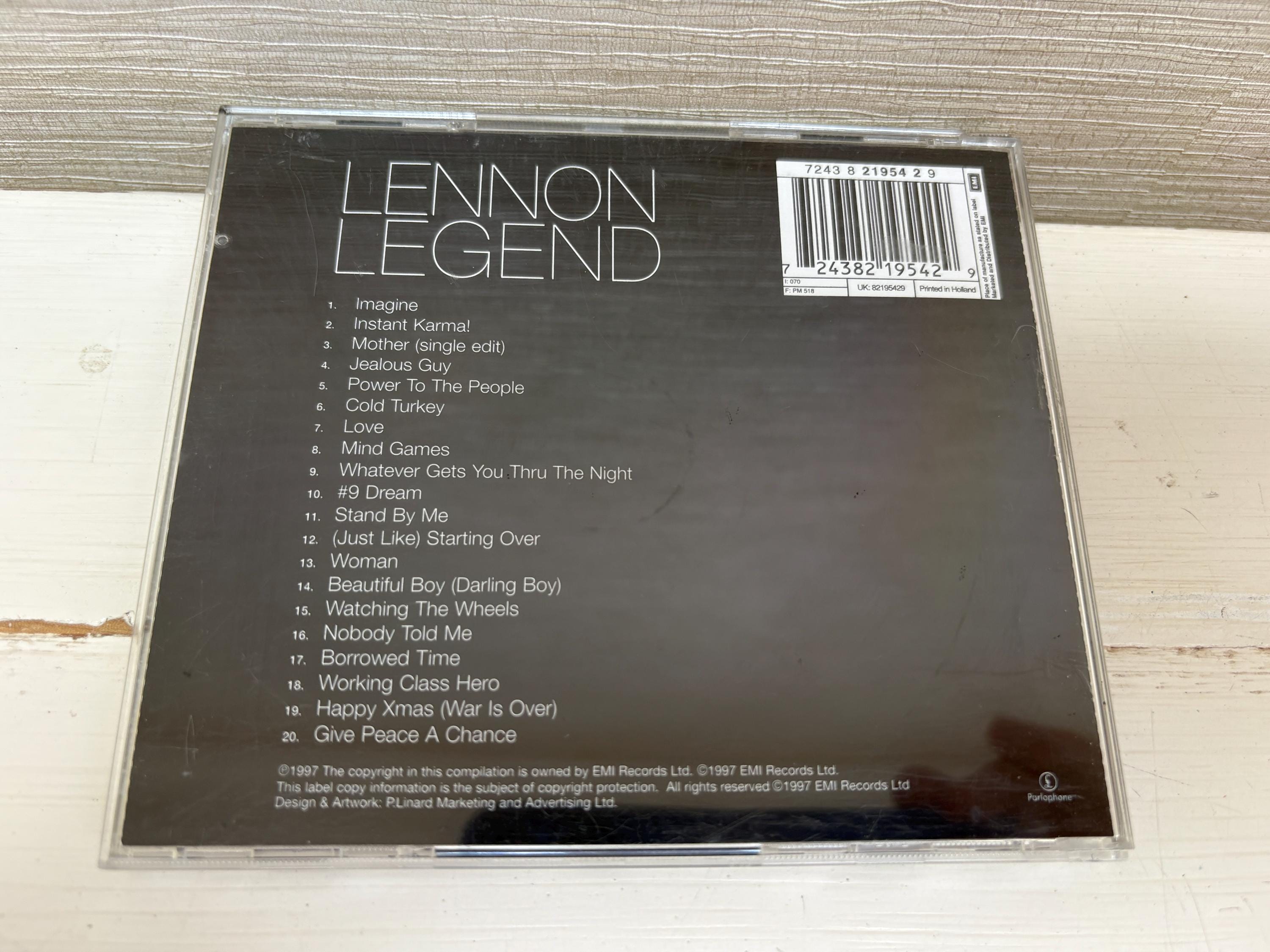 John Lennon - Lennon Legend: the Very Best of John Lennon CD (1997 