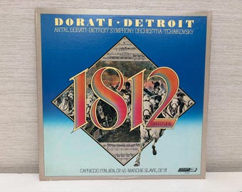 Dorati Detroit Symphony Orchestra Tchaikovsky 1812 Overture Vintage 1978 Vinyl Album Record CS 7118