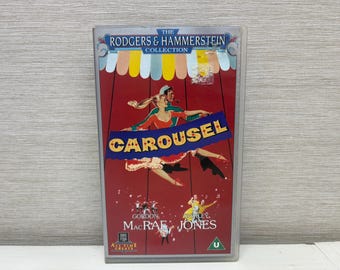 Carousel VHS Video 1956 -  Shirley Jones Rodgers & Hammerstein Collection Vintage 1984 U
