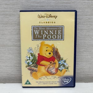 Winnie The Pooh The many Adventures Children&#39;s Movie DVD U Disney Classics PAL
