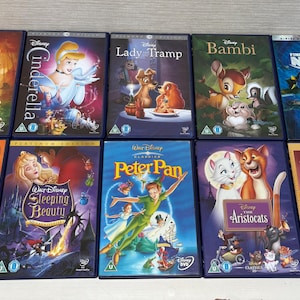 Walt Disney Classic Children&#39;s Animated Movies DVDs - Various DVDs Sold Individually