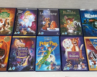 Walt Disney Classic Children's Animated Movies DVDs - Various DVDs Sold Individually