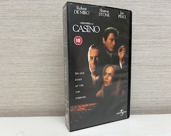 Casino - Martin Scorsese Picture Vintage VHS Video Tape - Robert De Niro Joe Pesci Sharon Stone 1999 Video Colour PAL 18 Universal
