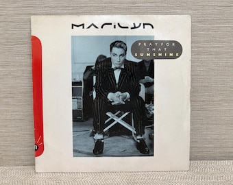 Marilyn - Pray For That Sunshine Disco in vinile da 7" vintage 1985 Regno Unito