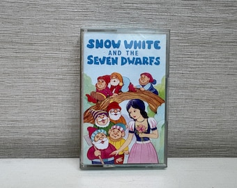 Snow White And The Seven Dwarfs Cassette Tape Audio Cassette Tape Vintage 1994