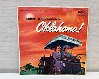Oklahoma! Rodgers and Hammerstein 12"  Record Soundtrack LP Album Vinyl Vintage LCT 6100